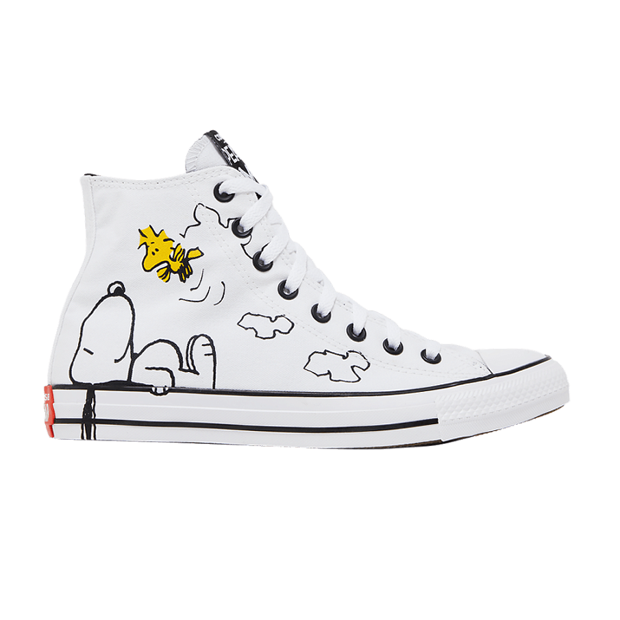 Фото № 1 с приближением к товару «‎Peanuts x Converse Chuck Taylor All Star High Snoopy and Woodstock»