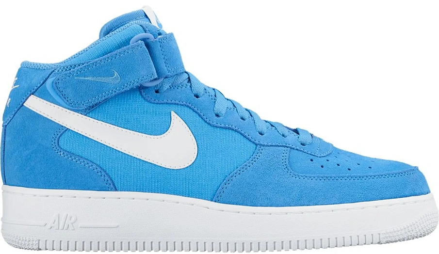 Фото № 1 с приближением к товару «‎Nike Air Force 1 Mid University Blue (2016)»