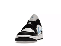 Фото № 2 с приближением к товару «‎Jordan 1 Low Black University Blue White »