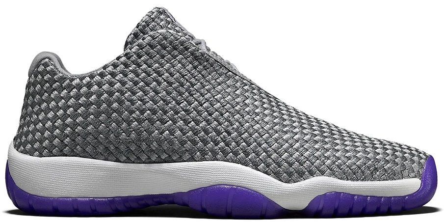 Фото № 1 с приближением к товару «‎Jordan Future Low Wolf Grey Court Purple »