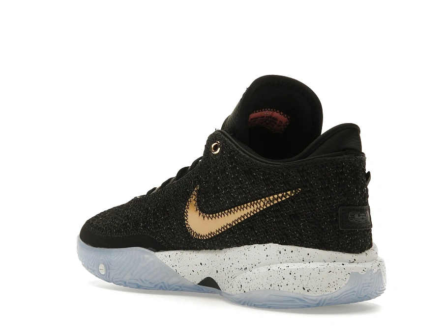 Фото № 6 с приближением к товару «‎Nike LeBron 20 Black Metallic Gold »
