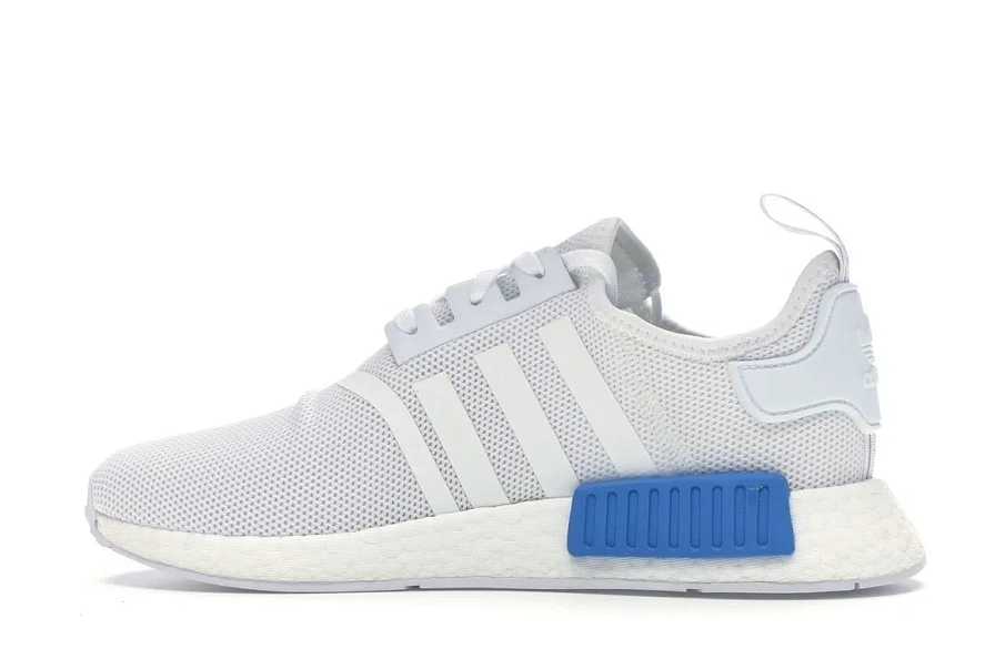 Фото № 5 с приближением к товару «‎adidas NMD R1 Cloud White Bright Blue (Youth)»