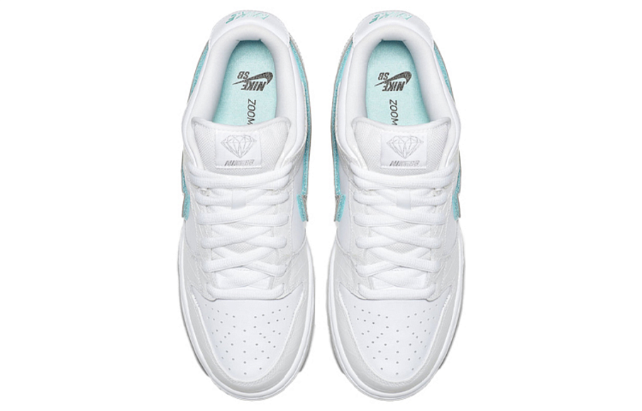 Фото № 3 с приближением к товару «‎Diamond Supply Co. X Nike Sb Dunk Low Skate Shoes White Diamond»