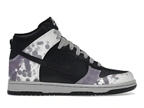 Фото № 1 с приближением к товару «‎Nike Dunk High Splatter Black White Purple »
