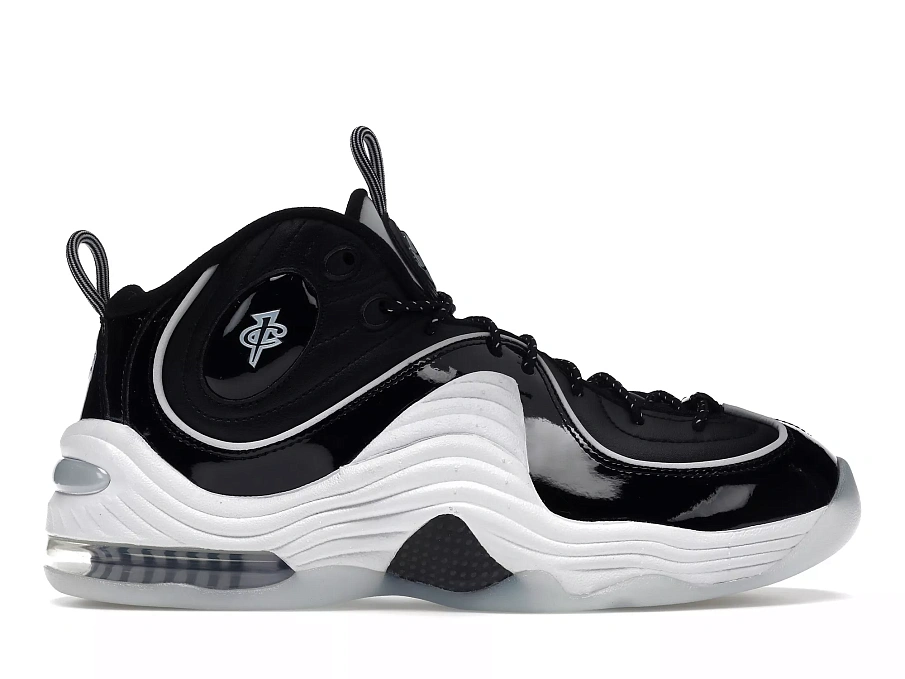 Фото № 1 с приближением к товару «‎Nike Air Penny 2 Black Patent Football Grey»