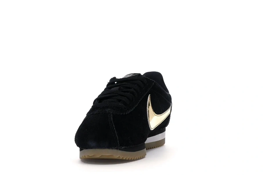 Фото № 3 с приближением к товару «‎Nike Classic Cortez Black Metallic Gold Gum »