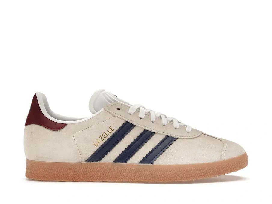 Фото № 1 с приближением к товару «‎adidas Gazelle Beige Dark Blue Collegiate Burgundy»