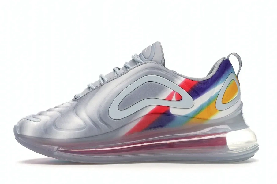 Фото № 3 с приближением к товару «‎Nike Air Max 720 Wolf Grey Red Orbit Teal Nebula »