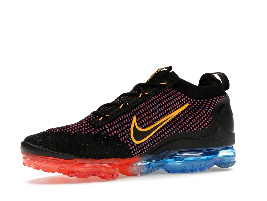 Фото № 3 с приближением к товару «‎Nike Air VaporMax 2021 FK Black Photo Blue Crimson Gold»