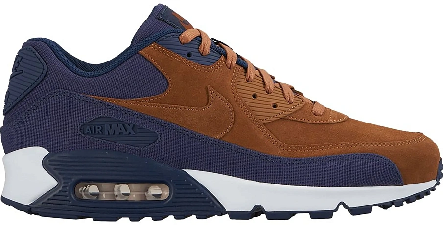 Фото № 1 с приближением к товару «‎Nike Air Max 90 Ale Brown Midnight Navy»