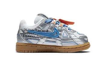 Off-White x Nike Air Rubber Dunk (TD) "University Blue - 3
