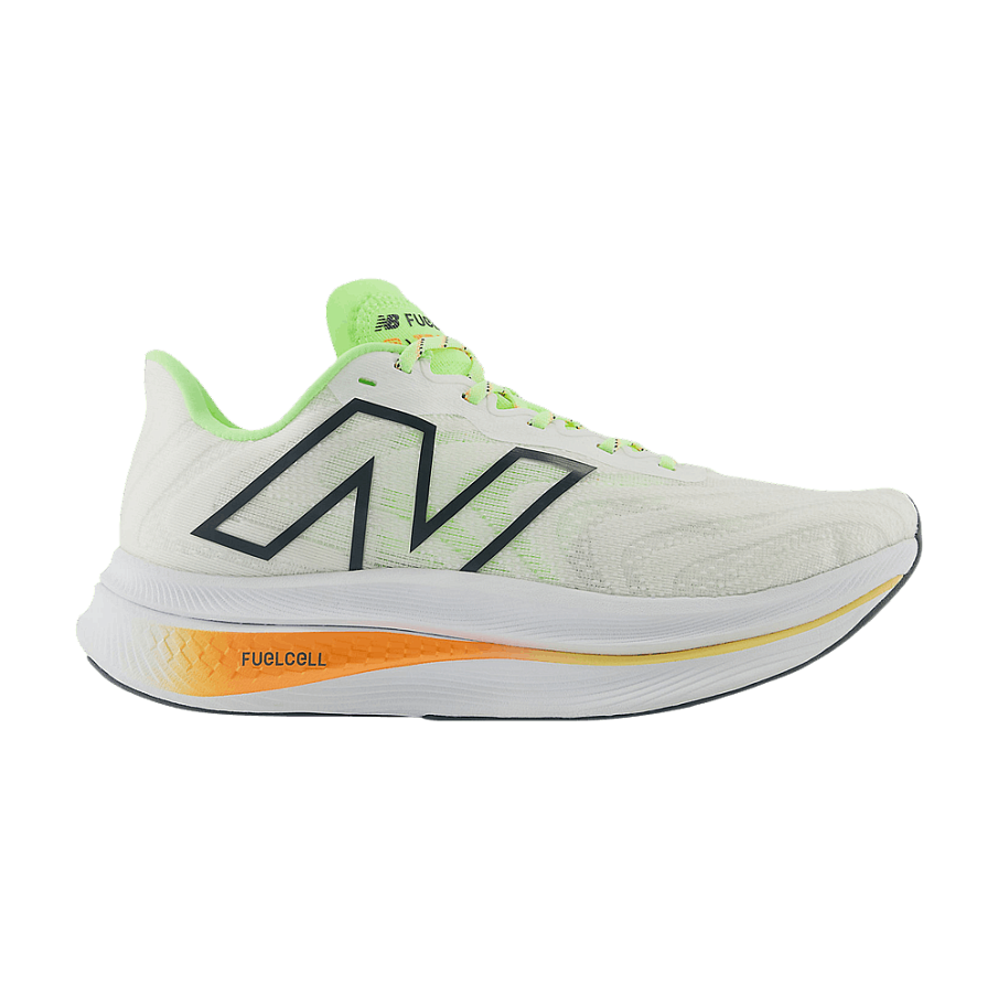 Фото № 1 с приближением к товару «‎New Balance FuelCell SuperComp Trainer v2 White Lime Hot Mango (MRCXCA3)»