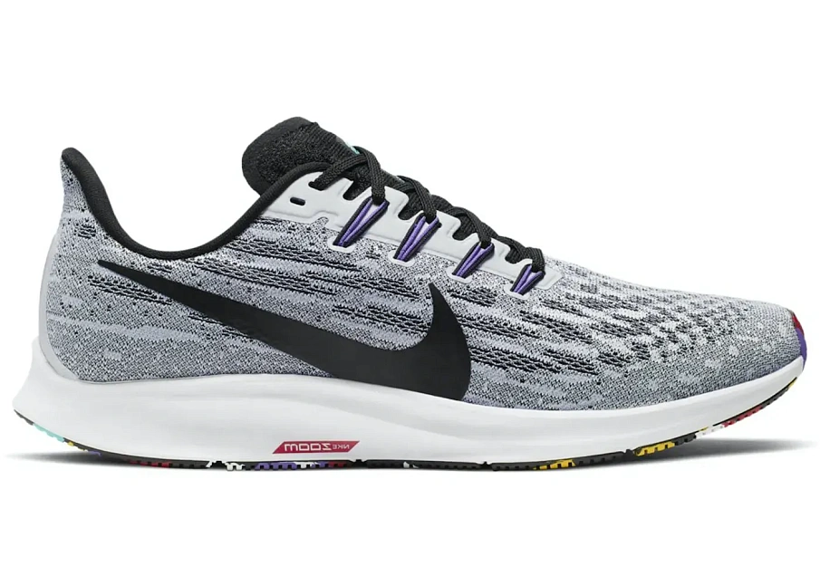 Фото № 1 с приближением к товару «‎Nike Air Zoom Pegasus 36 White Hyper Grape»