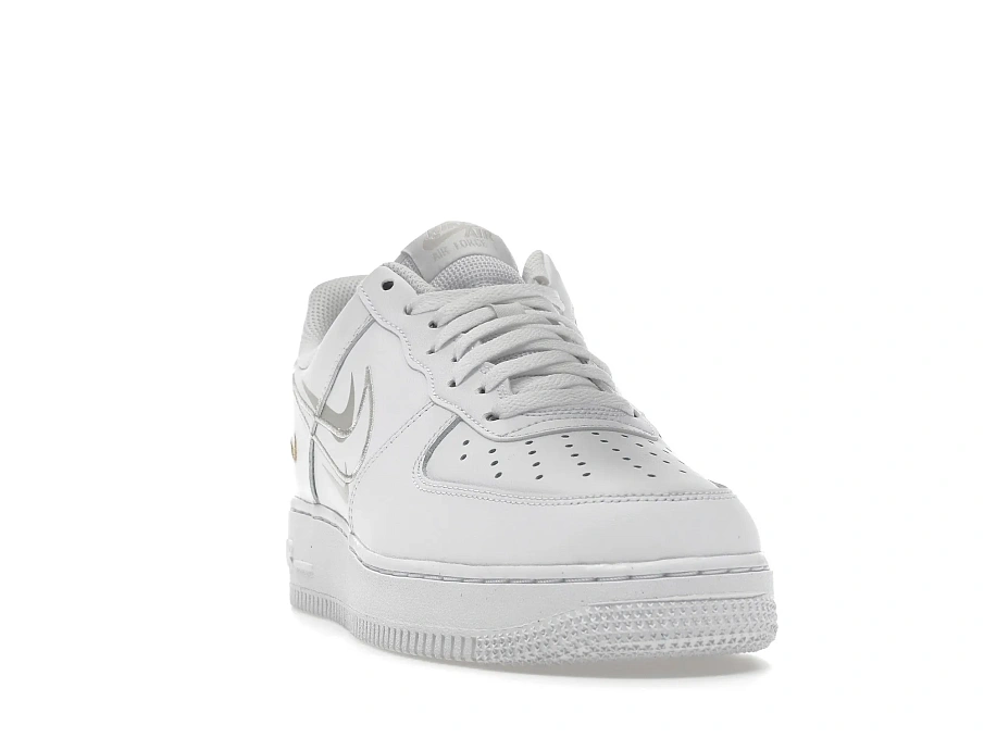 Фото № 3 с приближением к товару «‎Nike Air Force 1 Low Multi-Swoosh White Yellow»
