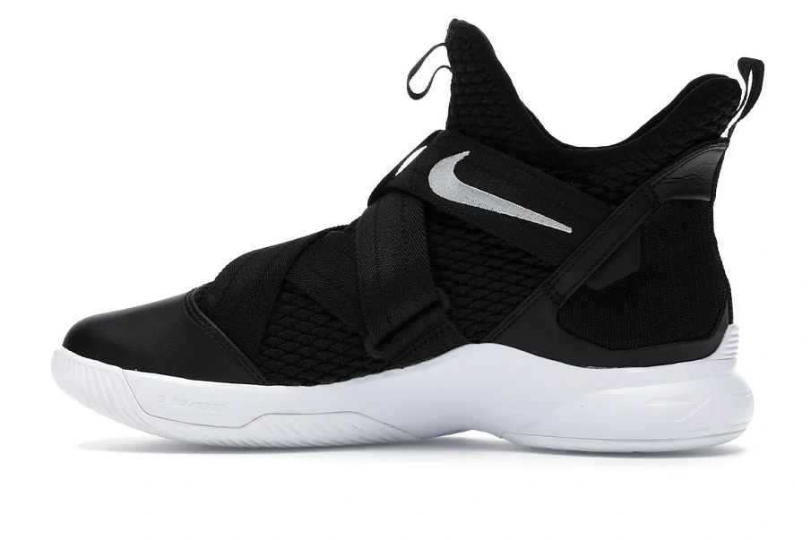 Фото № 5 с приближением к товару «‎Nike LeBron Soldier 12 TB Black White Silver»