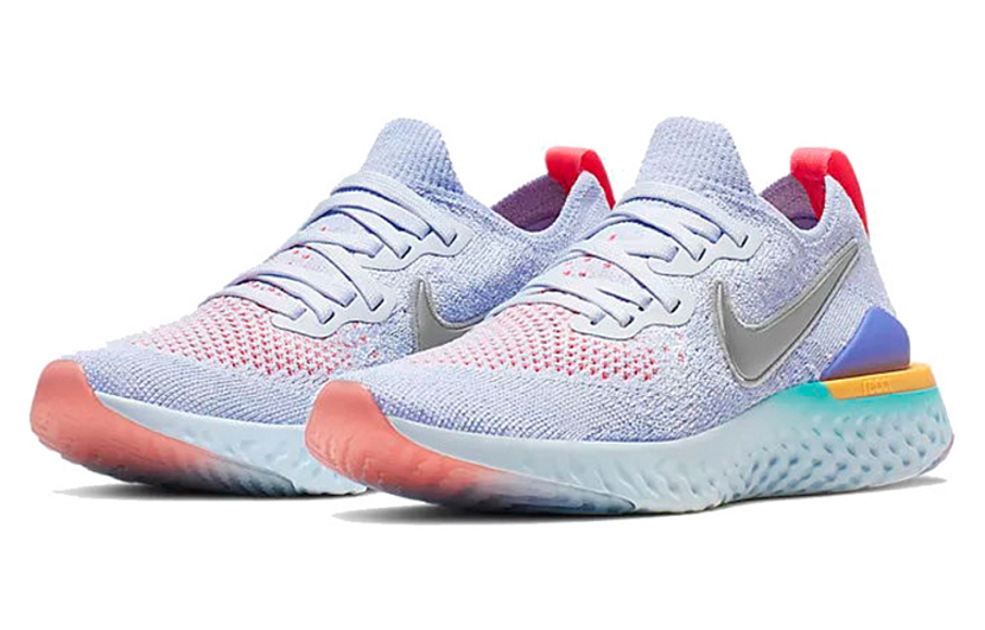 Фото № 3 с приближением к товару «‎Nike Epic React Flyknit 2 GS 'Aluminum'»