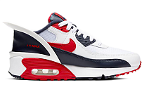 Фото № 2 с приближением к товару «‎Nike Air Max 90 FlyEase (GS) BlackWhiteRed»