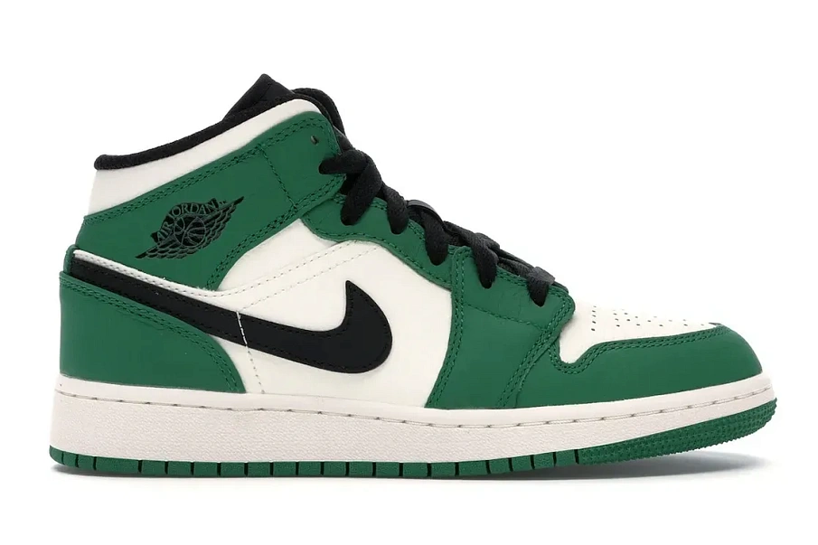 Фото № 1 с приближением к товару «‎Jordan 1 Mid Pine Green »