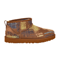 Фото № 1 с приближением к товару «‎The Elder Statesman x UGG Classic Ultra Mini Boot Brown (1155910-BRN)»