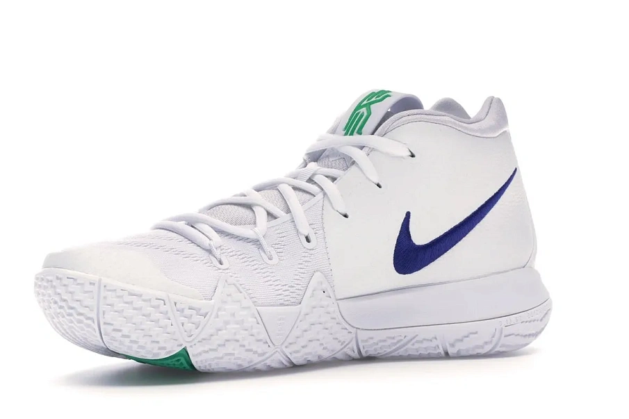 Фото № 4 с приближением к товару «‎Nike Kyrie 4 White Deep Royal Blue»