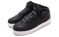 Фото № 3 с приближением к товару «‎Nike Air Force 1 Mid Black»