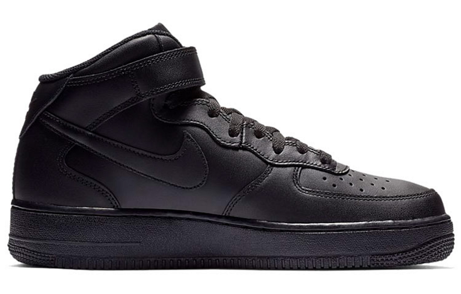 Фото № 2 с приближением к товару «‎Nike Air Force 1 Mid Black (2016)»