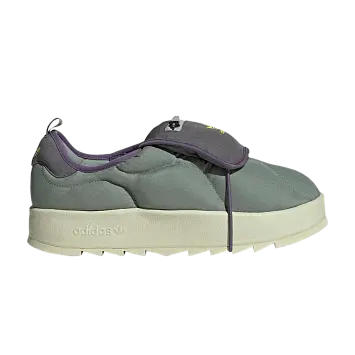 adidas Puffylette Silver Green
