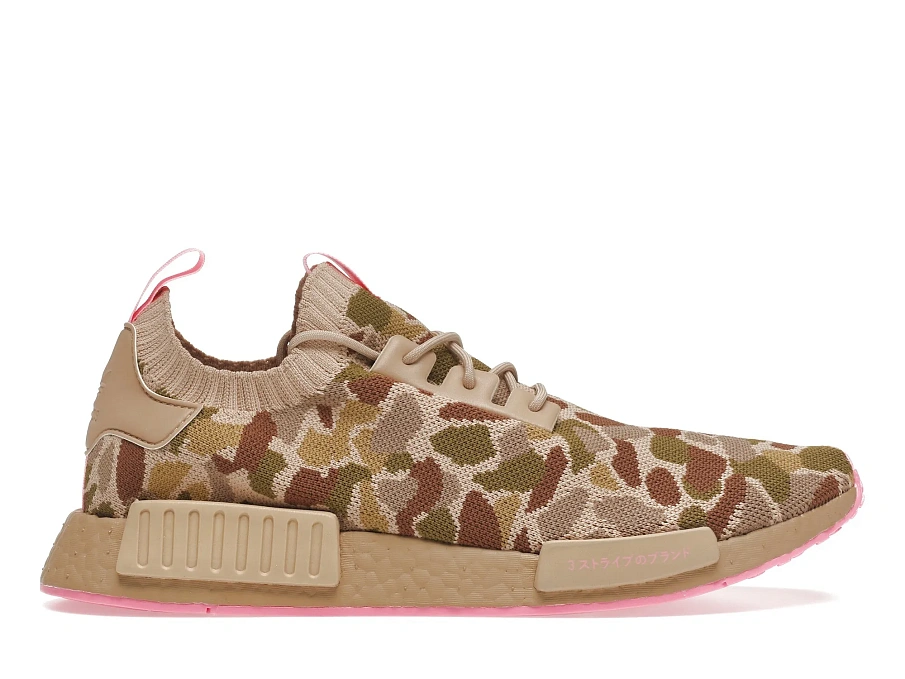 Фото № 1 с приближением к товару «‎adidas NMD R1 Primeknit Duck Camo Pink»
