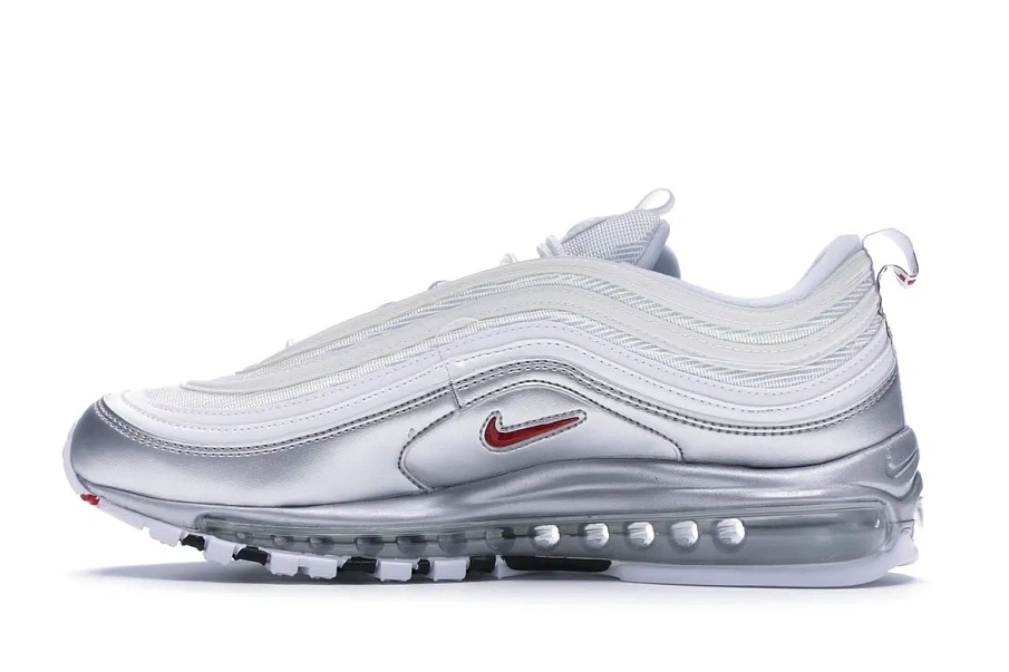 Фото № 4 с приближением к товару «‎Nike Air Max 97 Silver White»