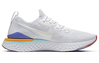 Фото № 2 с приближением к товару «‎Nike Epic React Flyknit 2 White Hyper Jade Ember Glow (W)»