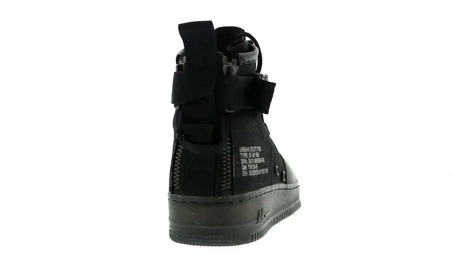 Фото № 4 с приближением к товару «‎Nike SF Air Force 1 Mid Black Cargo Khaki»