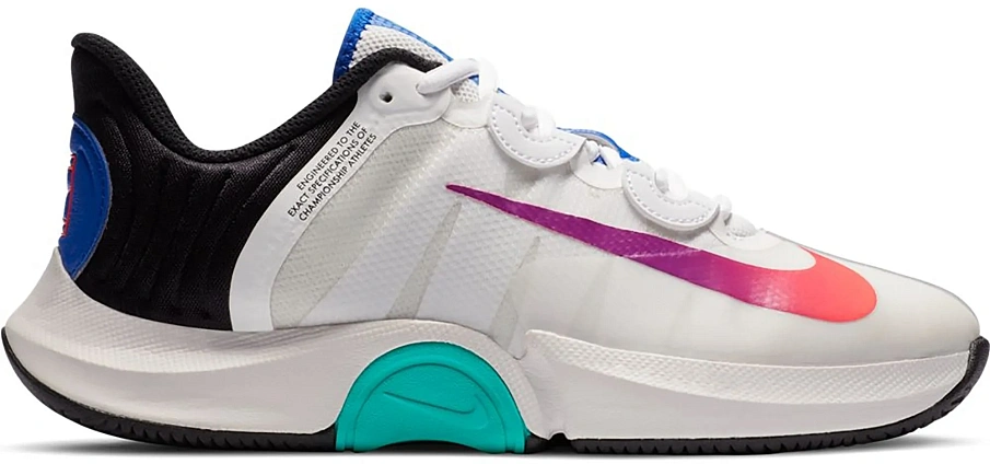 Фото № 1 с приближением к товару «‎Nike Court Air Zoom GP Turbo White Black Electro Green »