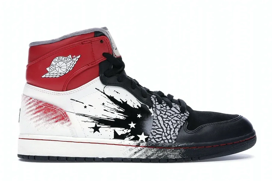 Фото № 1 с приближением к товару «‎Jordan 1 Retro Dave White Wings for the Future»