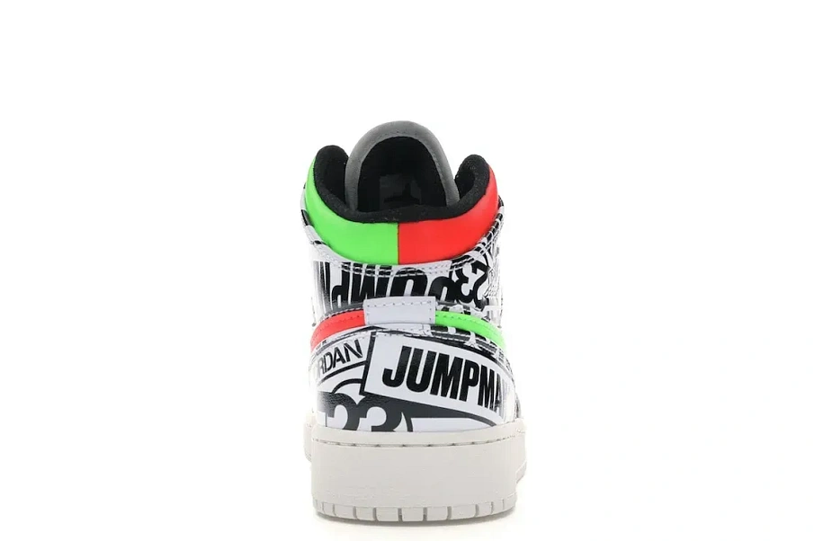 Фото № 4 с приближением к товару «‎Jordan 1 Mid All Over Logos »