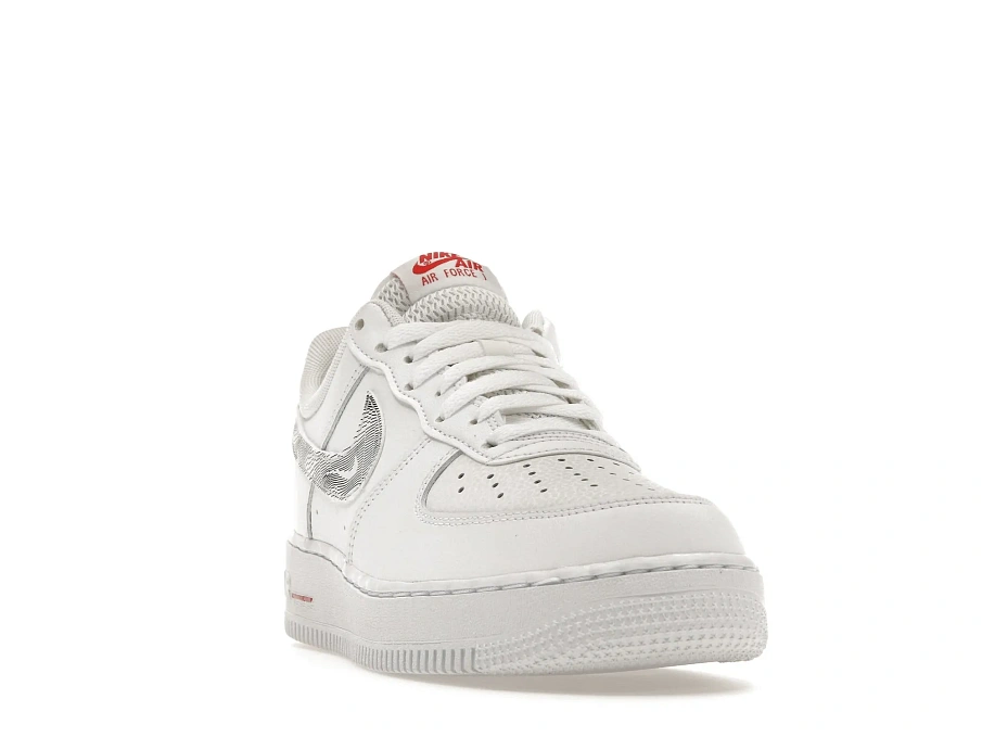 Фото № 2 с приближением к товару «‎Nike Air Force 1 Low Topography Pack White University Red»