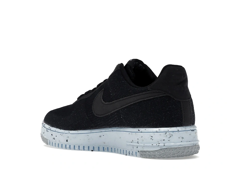 Фото № 6 с приближением к товару «‎Nike Air Force 1 Low Crater Flyknit Black Chambray Blue»