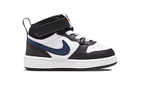 Фото № 2 с приближением к товару «‎(TD) Nike Court Borough Mid 2 Mid-Top Sneakers BlackWhiteRed»