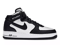 Фото № 1 с приближением к товару «‎Nike Air Force 1 Mid Stussy Light Bone Black»