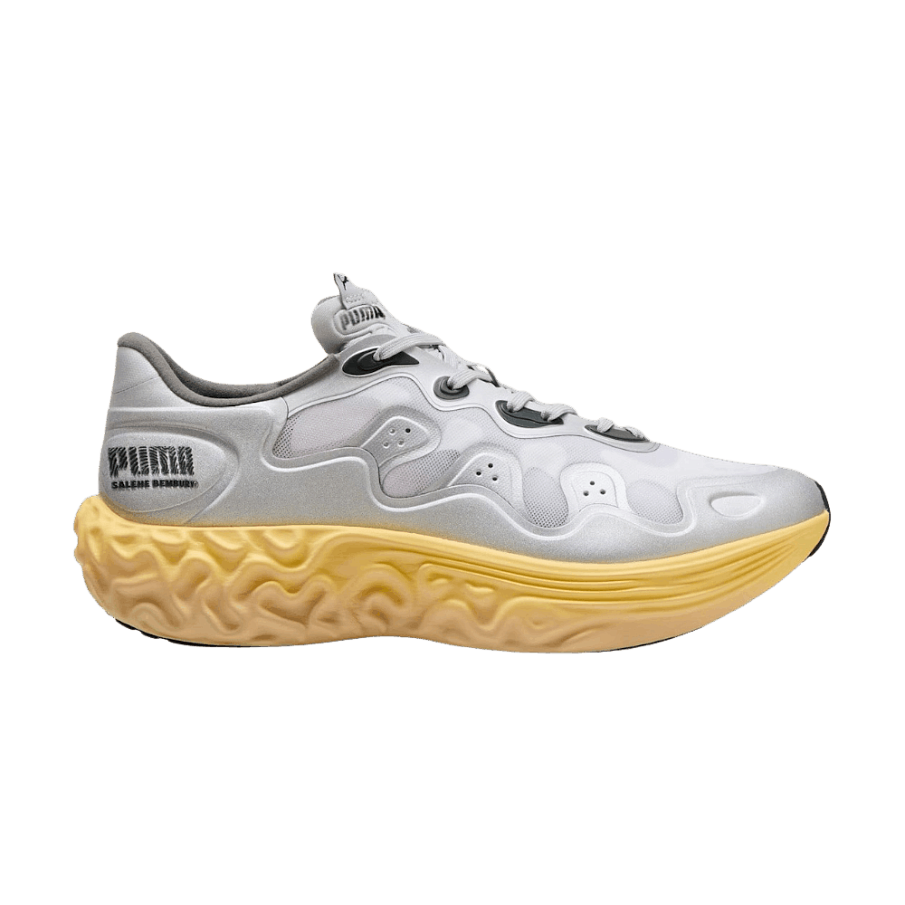 Фото № 1 с приближением к товару «‎Salehe Bembury x Puma Velum NITRO 2 Silver»