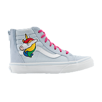 Фото № 1 с приближением к товару «‎Vans Sk8-Hi Zip Kids Sequin Patch - Unicorn»