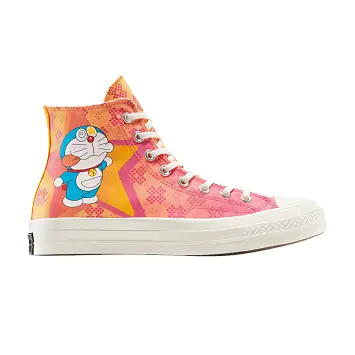 Doraemon x Converse Chuck 70 High Habanero Gold Flamingo - 1