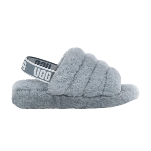 UGG Women's Fluff Yeah Slide Ash Fog