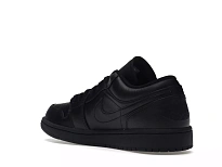 Фото № 2 с приближением к товару «‎Jordan 1 Low Triple Black (2022)»