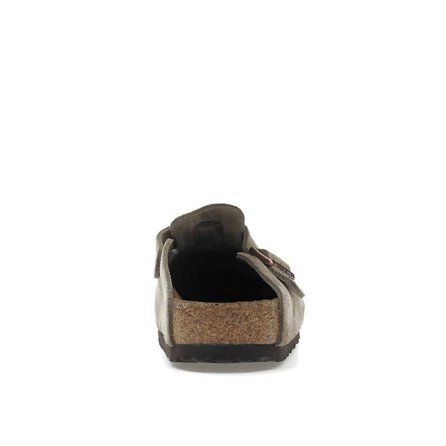 Фото № 4 с приближением к товару «‎Birkenstock Boston Soft Footbed Suede Taupe»