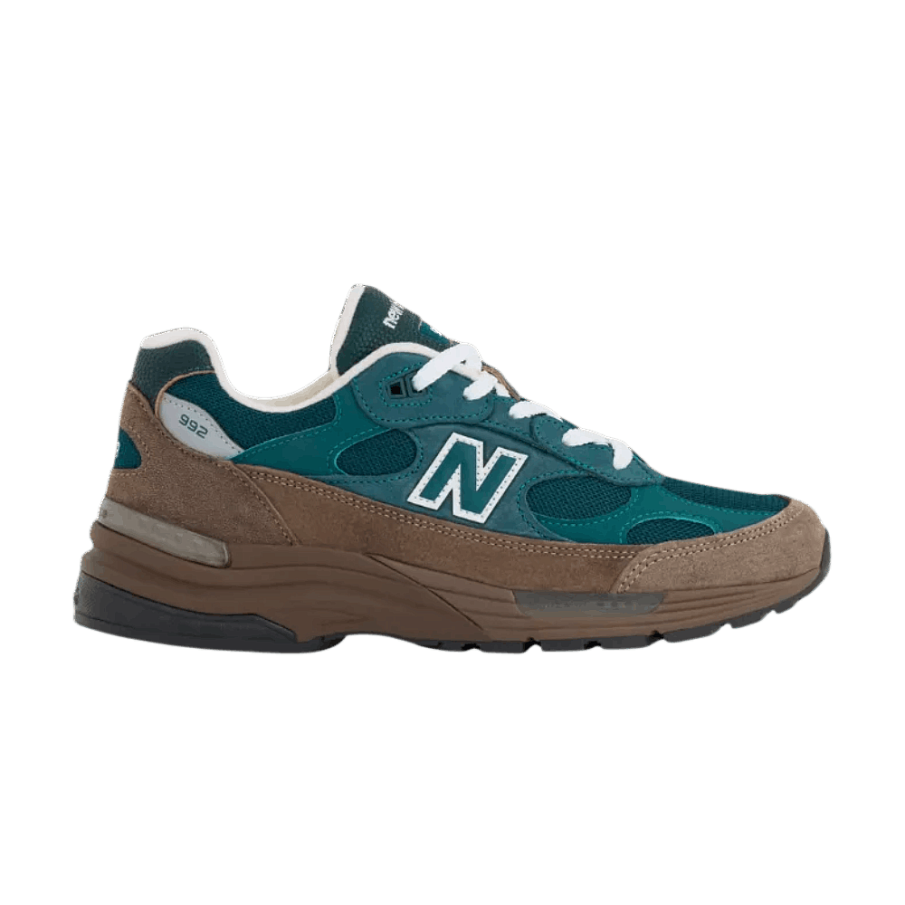 Фото № 1 с приближением к товару «‎New Balance 992 Medusa Green Thunder Brown Cortado»