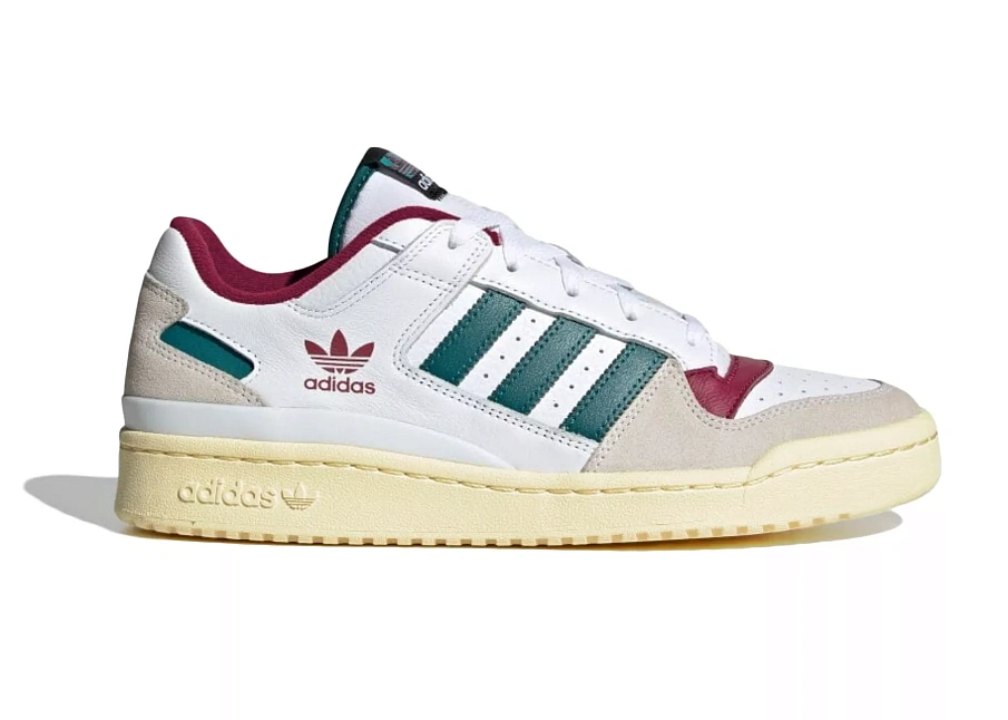 Фото № 1 с приближением к товару «‎adidas Forum Low White Teal Burgundy»