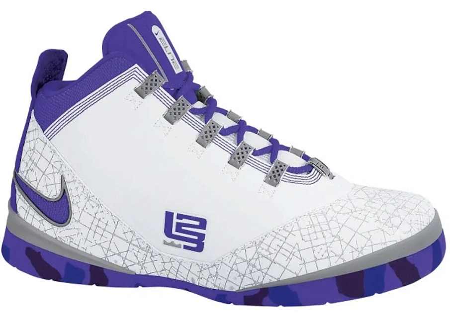 Фото № 1 с приближением к товару «‎Nike Zoom Soldier II Team Bank White Purple»