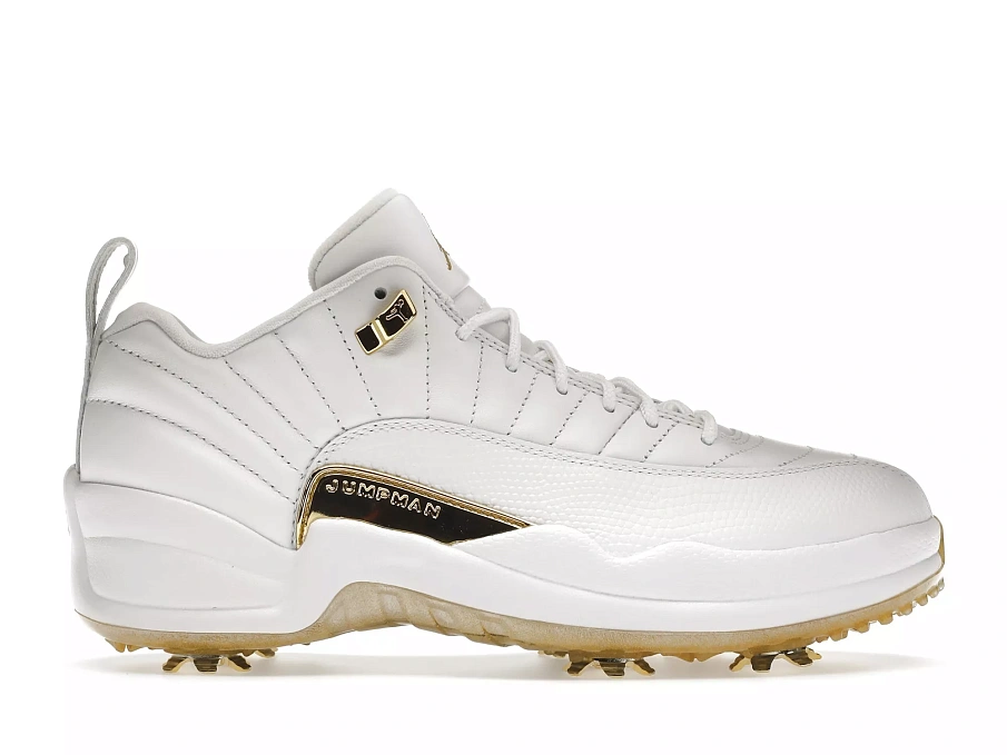 Фото № 1 с приближением к товару «‎Jordan 12 Golf Metallic Gold»
