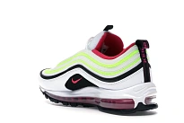 Фото № 6 с приближением к товару «‎Nike Air Max 97 White Black Volt Rush Pink»