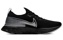 Фото № 2 с приближением к товару «‎Nike React Infinity Run Flyknit BlackGrey»